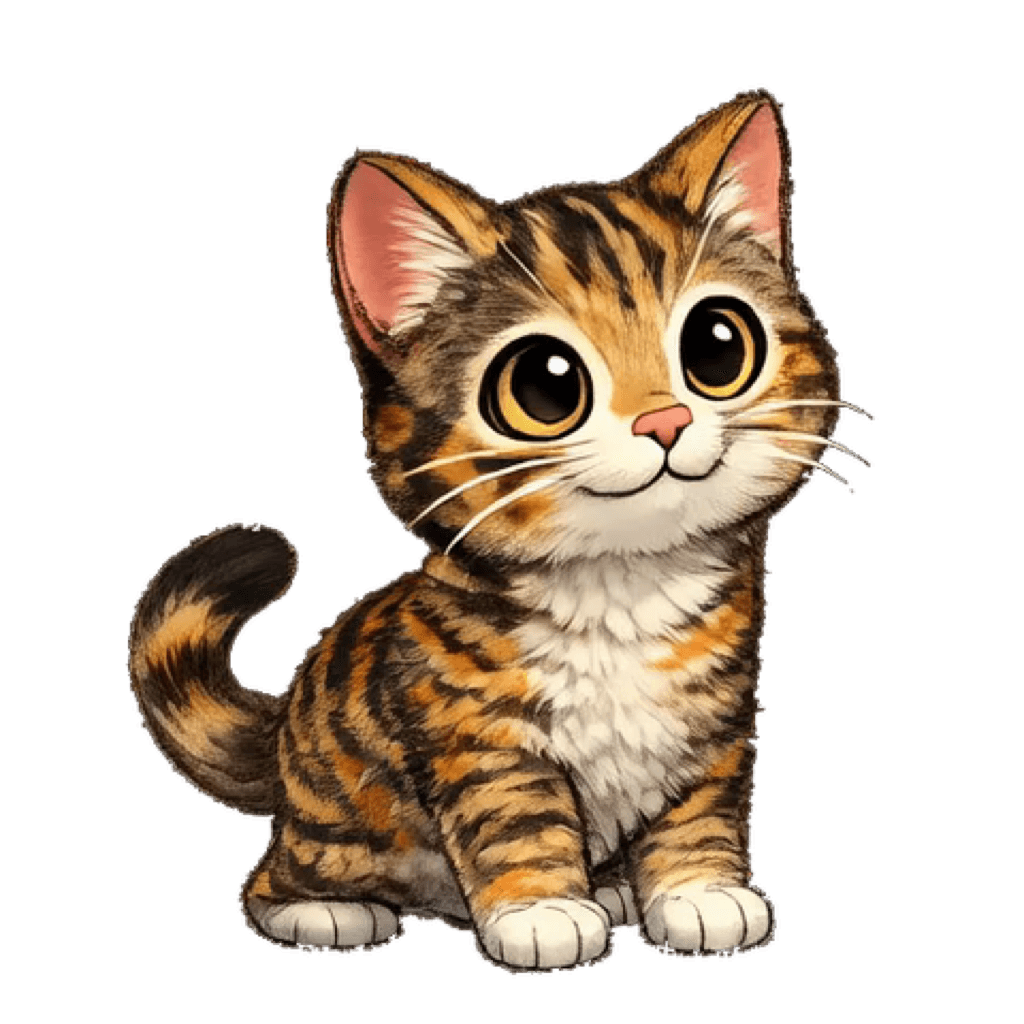Birdie the calico cat